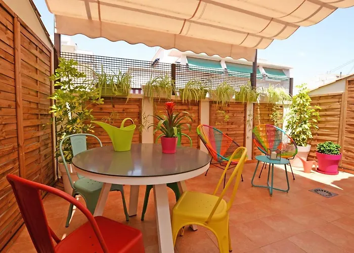 Atico Con Terraza En El Centro De Apartment